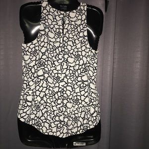 Ann Taylor ruffled shell.